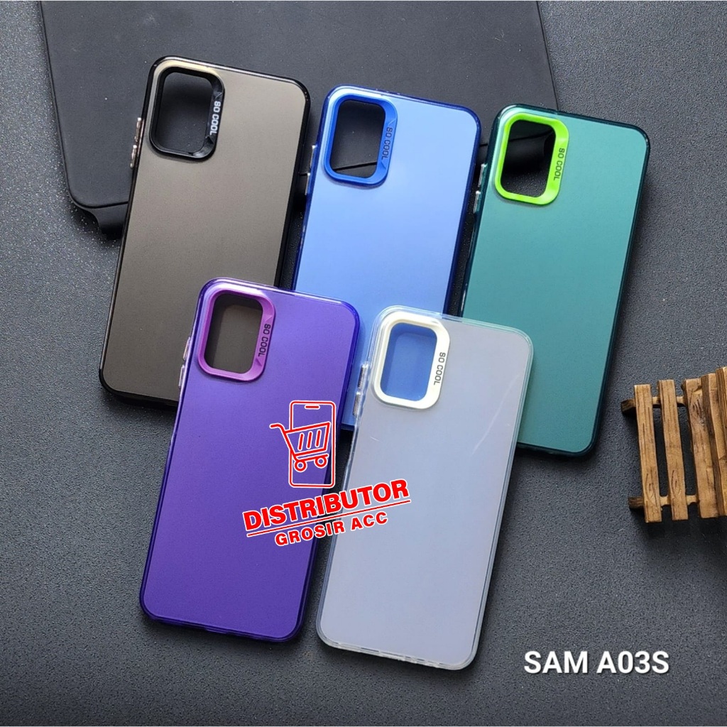 SAMSUNG A02S CASE IMD HYBRID PLATE HOLOGRAM CASE SOCOOL SAMSUNG A02S SC-1