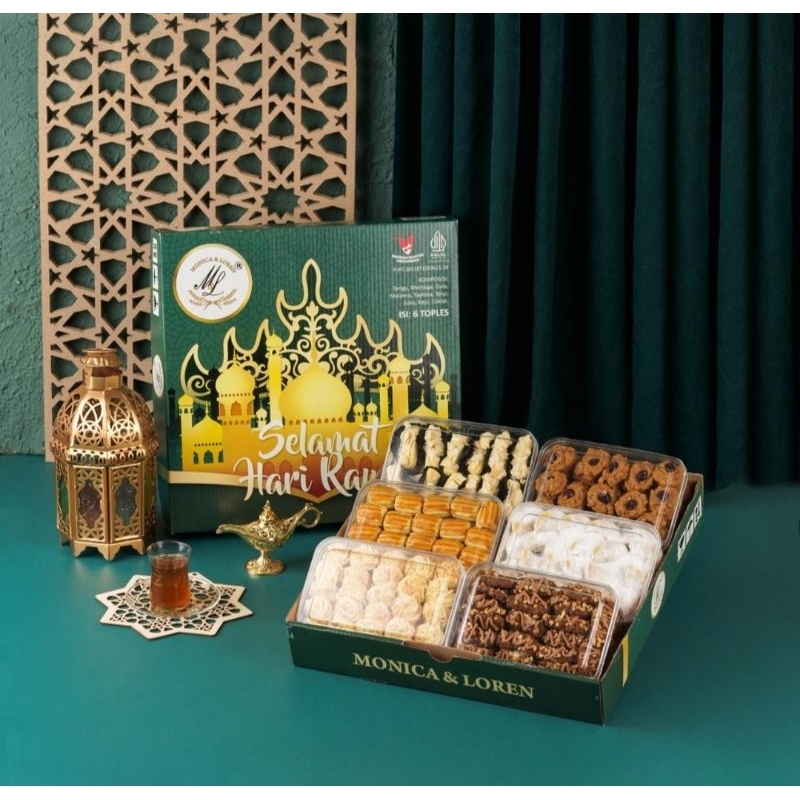 

Readystock Hampers Lebaran Kue Kering Monica Loren