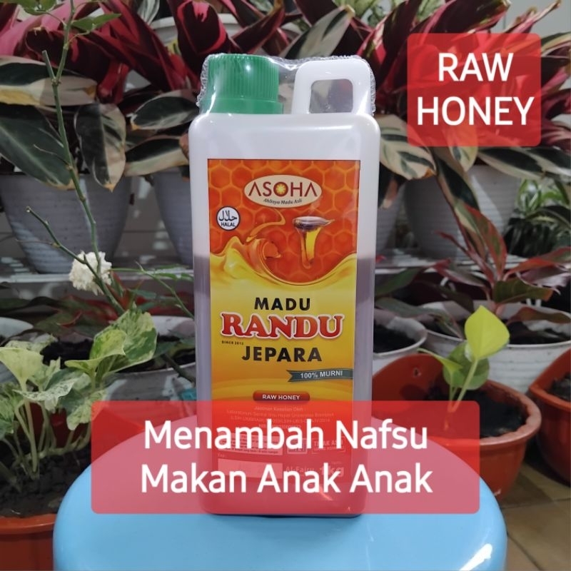 

ASOHA Madu Randu Asli Jepara 1kg | NO TIPU-TIPU | Madu Asli | Madu Murni | Raw Honey | Obati Asam Lambung