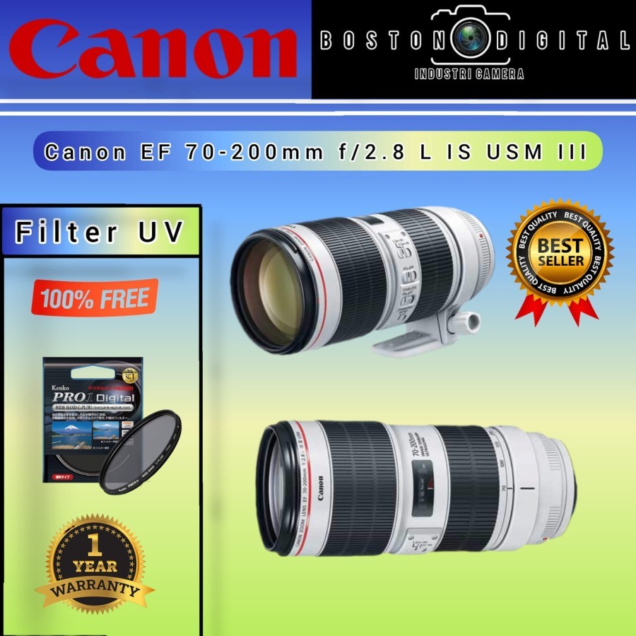 LENSA CANON EF 70-200MM F2.8L IS III USM / CANON EF 70-200MM F2.8L III
