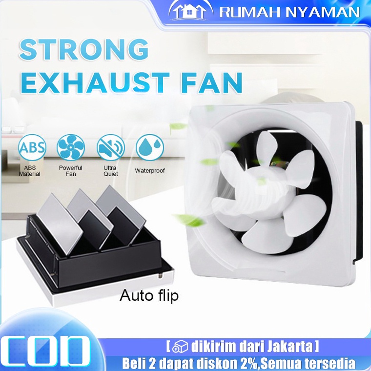 REKOMENDASI Exhaust Fan Dinding  Kipas Angin Hexos Exhaust fan 68112 inch wallmounted ventilation fa