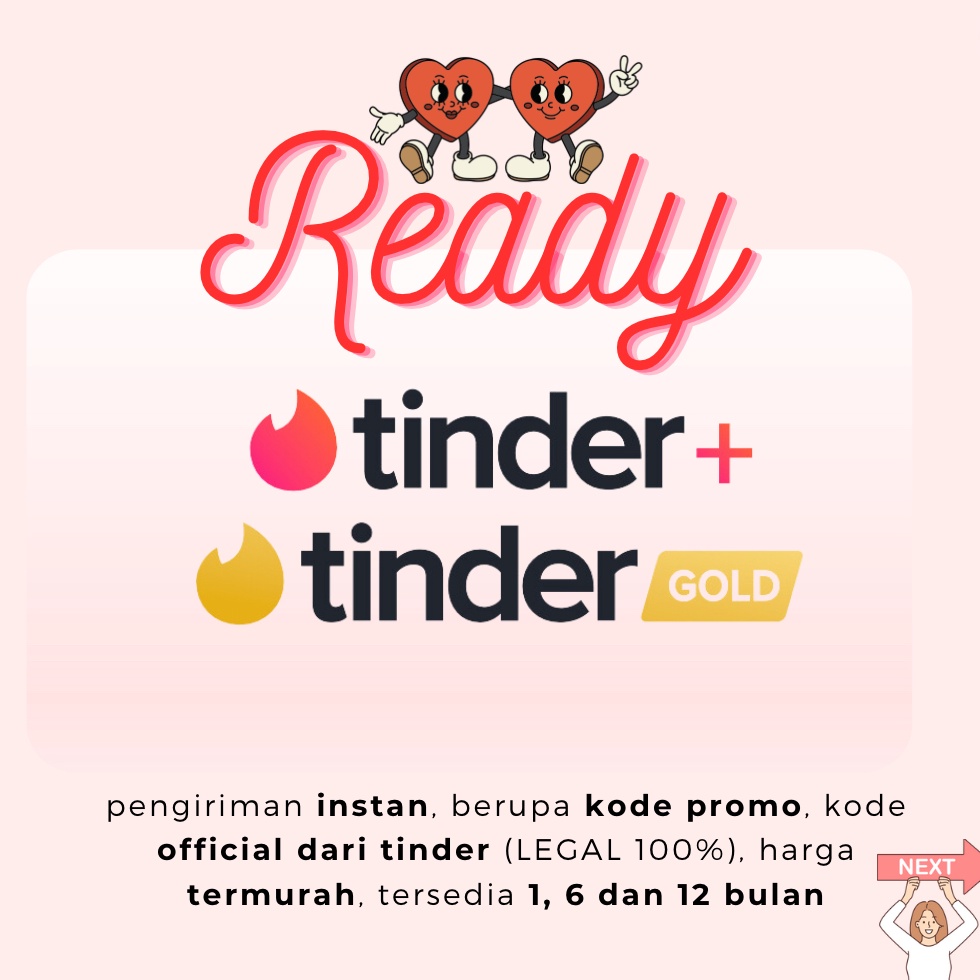 MENARIK KODE VOUCHER TINDER GOLD DAN TINDER PLUS 1 BULAN