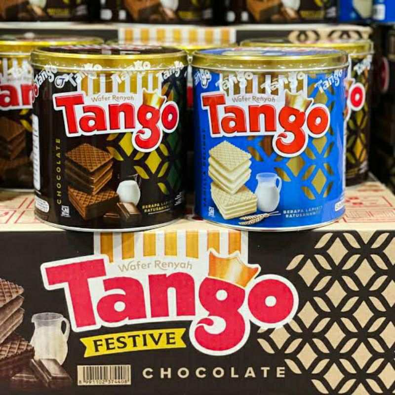 

wafer tango kaleng rasa coklat dan vanilla, roma wafello kaleng rasa voklat dan karamel