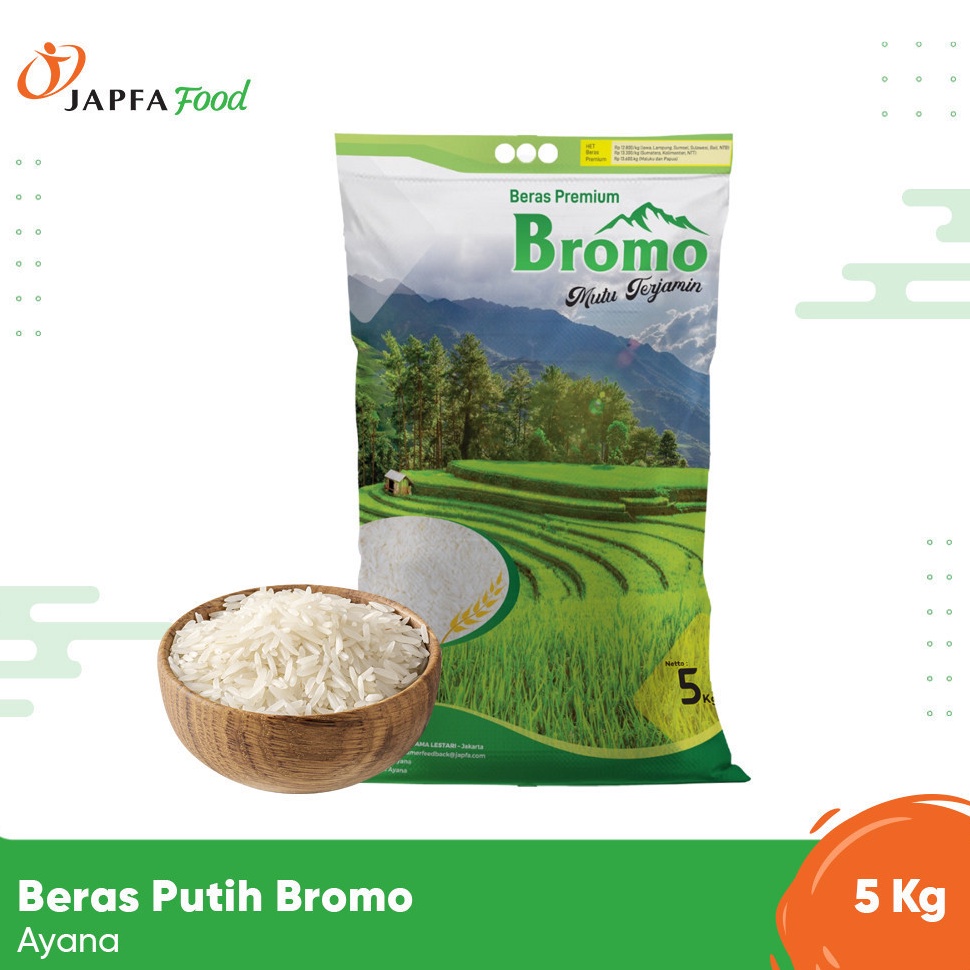 

MLN716 Terlaris Ayana Beras Putih Bromo 5kg