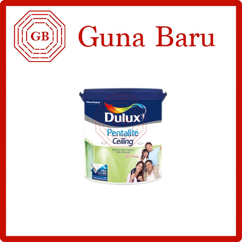 CAT DULUX PENTALITE CEILING PUTIH - CAT GYPSUM