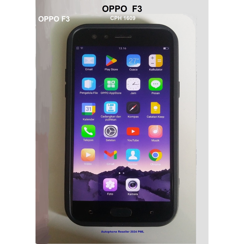 Oppo F3 CPH1609 Ram 4/64 Normal