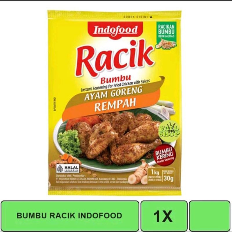 

bumbu racik ayam goreng rempah 30gr