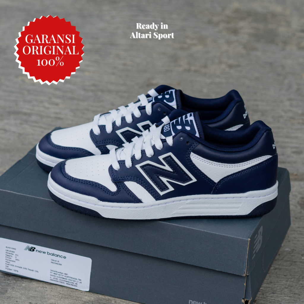 Sepatu sneakers nb 480 BB480LHJ original asli bnib