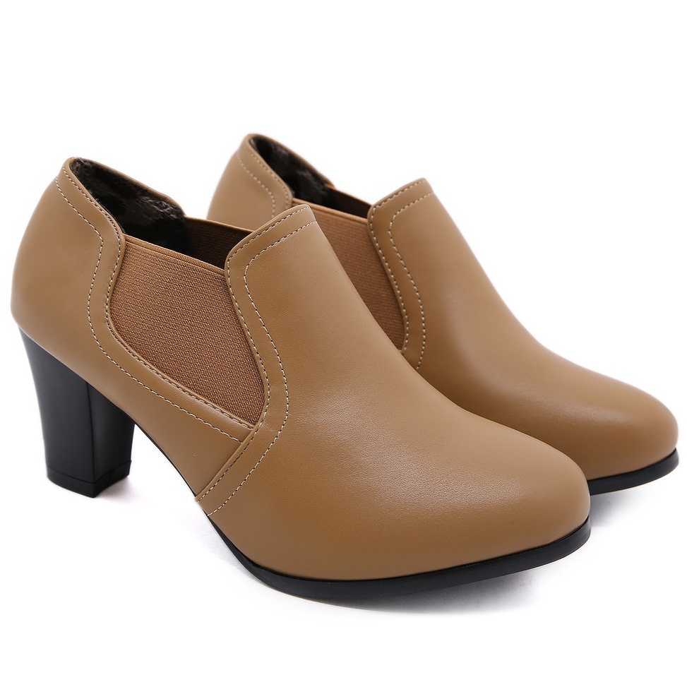STOK TERBATAS Xes X2168 Sepatu Boots Heels Wanita Import