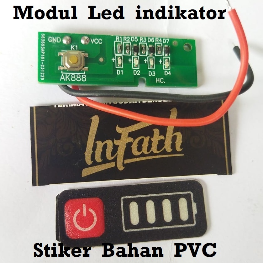 InFath - indikator baterai lithium ion 5S 21V batre batere battery BMS 5S li-ion power tool bor gerinda lxt makita nrt jld dll