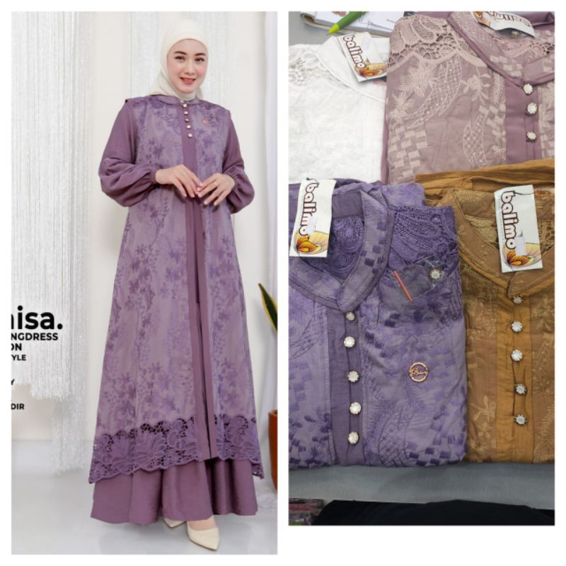 gamis 2 layer ORI by Balimo Takana