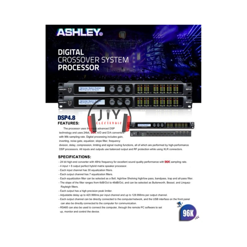 DLMS Management Ashley DSP4.8 DSP 4.8 DSP-4.8 4 input 8 Output Original