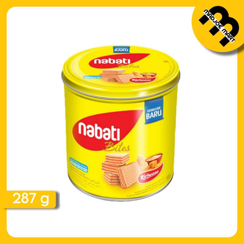 

Nabati Bites Richeese Wafer Keju Kaleng 287