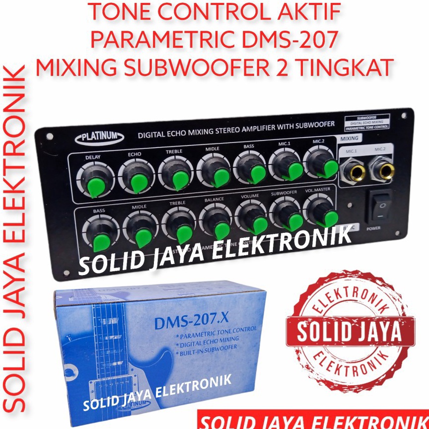 BEST PRODUCT TONE CONTROL AKTIF PARAMETRIC DMS27 DMS27X TONE KONTROL AKTIF MUSIK MIXING ACTIVE PARAM