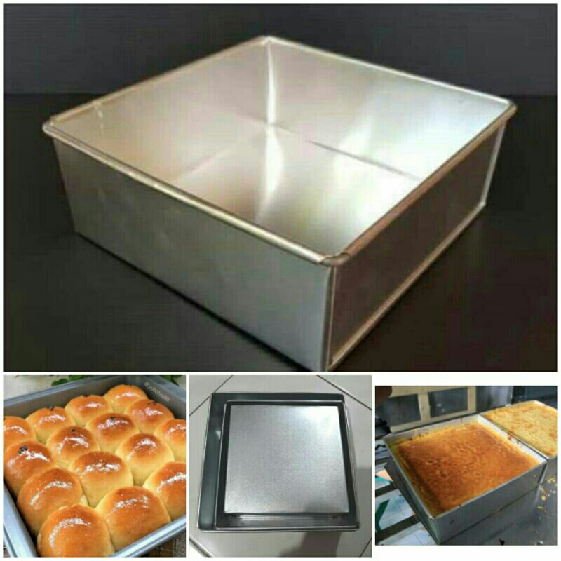 Loyang Bolu 20x20 / Loyang Kotak / Loyang Bika