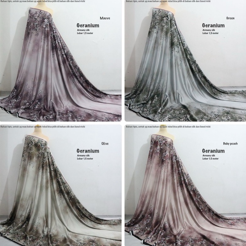 ART J32V Kain armani silk gradasi motif ecoprint import gradasi warna motif terbaru  kain ombre grad