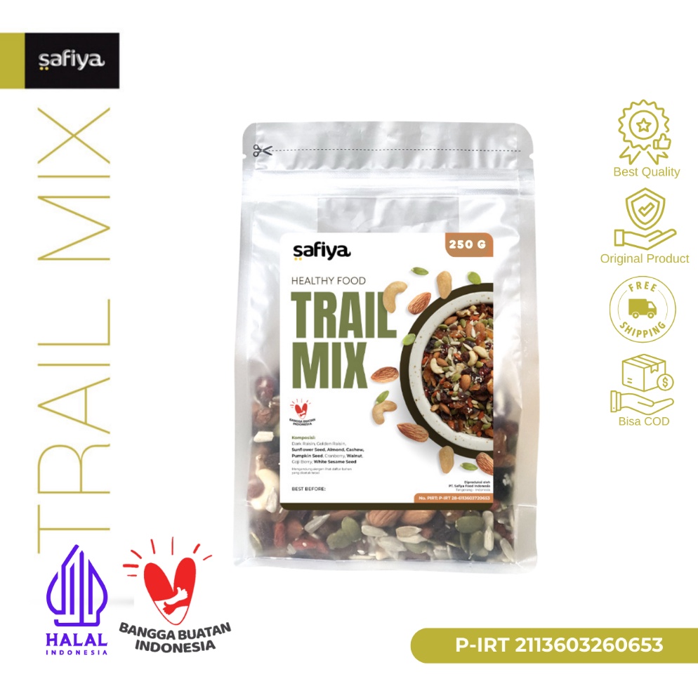 

DRO814 BEST SELLER Trail Mix Original 25 Gram Dried Fruit Seed Nut Roasted Snack Safiya