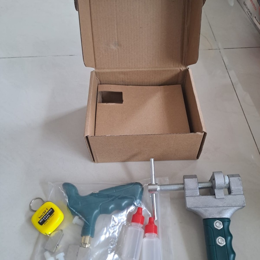 GLASS TILE cutter set / pemotong kaca keramik tegel