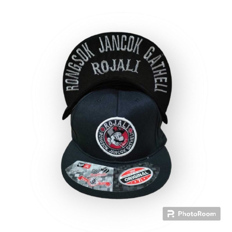 Topi hip hop ROJALI - Topi pria - Snapback ROJALI