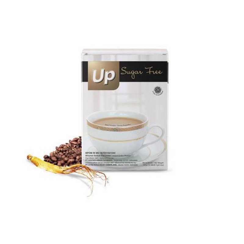 

Up Ginseng Coffee Sugar Free Kopi Ginseng CNI Asli Original isi 15 stik