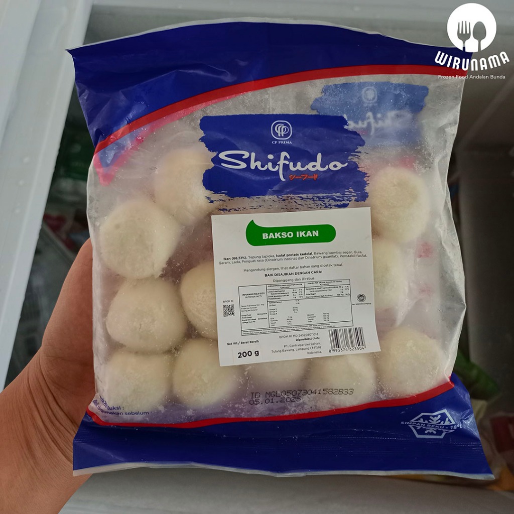 Shifudo Bakso Ikan 200 gr Frozen Food Yogyakarta Jogjakarta