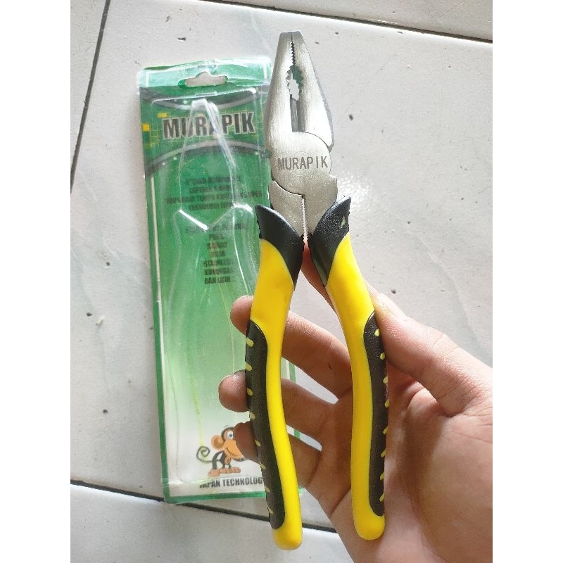 Tang kombinasi 8inch MURAPIK 100% baja asli berkualitas by japan