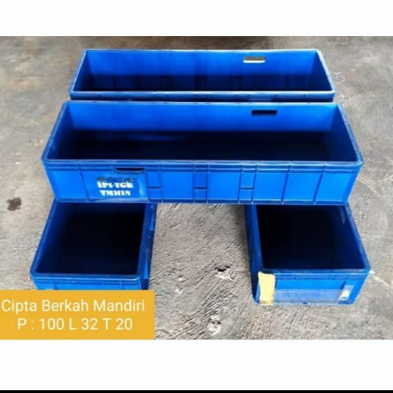 SWR625 HOT Bak Plastik Tebal  Box Wadah Kotak Penyimpanan  Bak Ikan 1 CM Bak plastik kontainer 1 m  