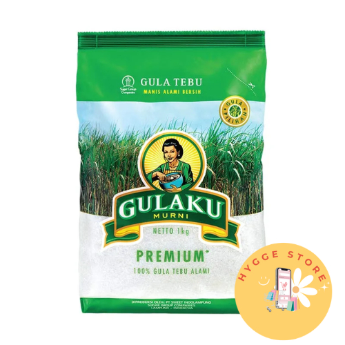 

[1 PCS] GULAKU GULA TEBU (PUTIH) PREMIUM PCK 1000g