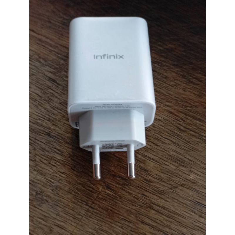 ADAPTOR INFINIK ZERO 5G 2023 FASTCHARGING 33WATT, DIJAMIN ASLI ORIGINAL