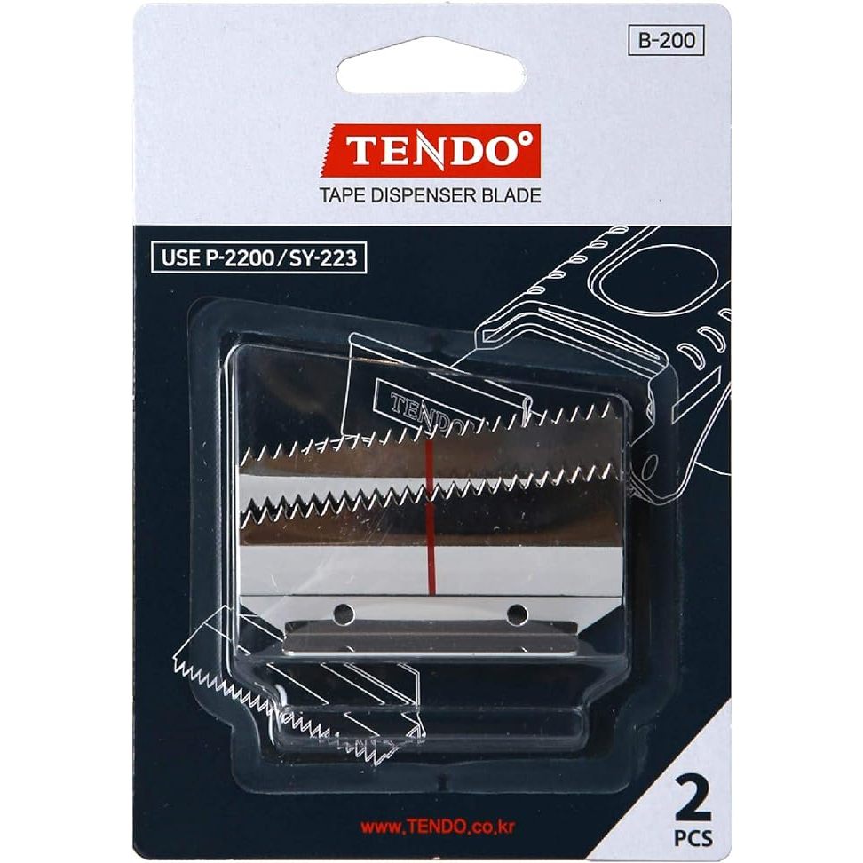 Pisau Pengganti Refill untuk Dispenser Pita TENDO°, Kompatibel dengan P-2200 & SY-223