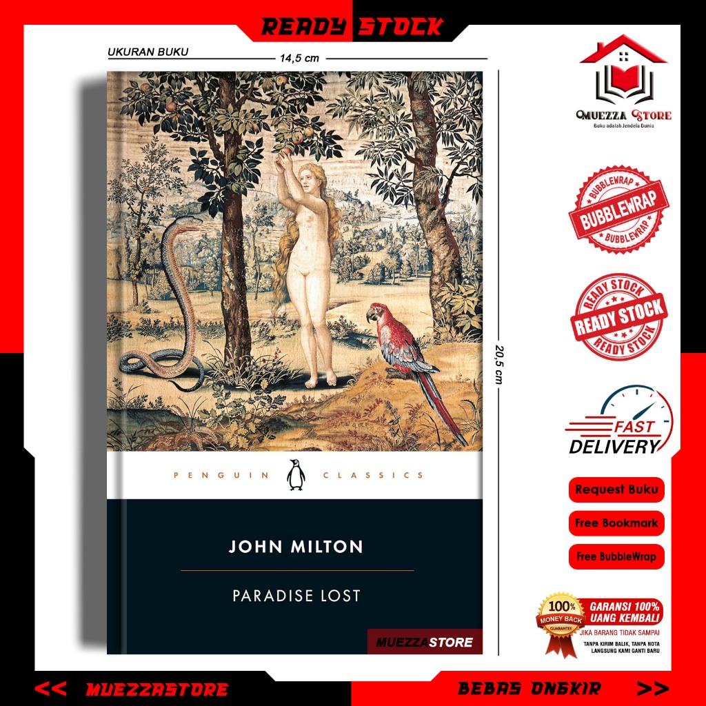 Paradise Lost (Penguin Classics) by John Milton (English/Indonesia)