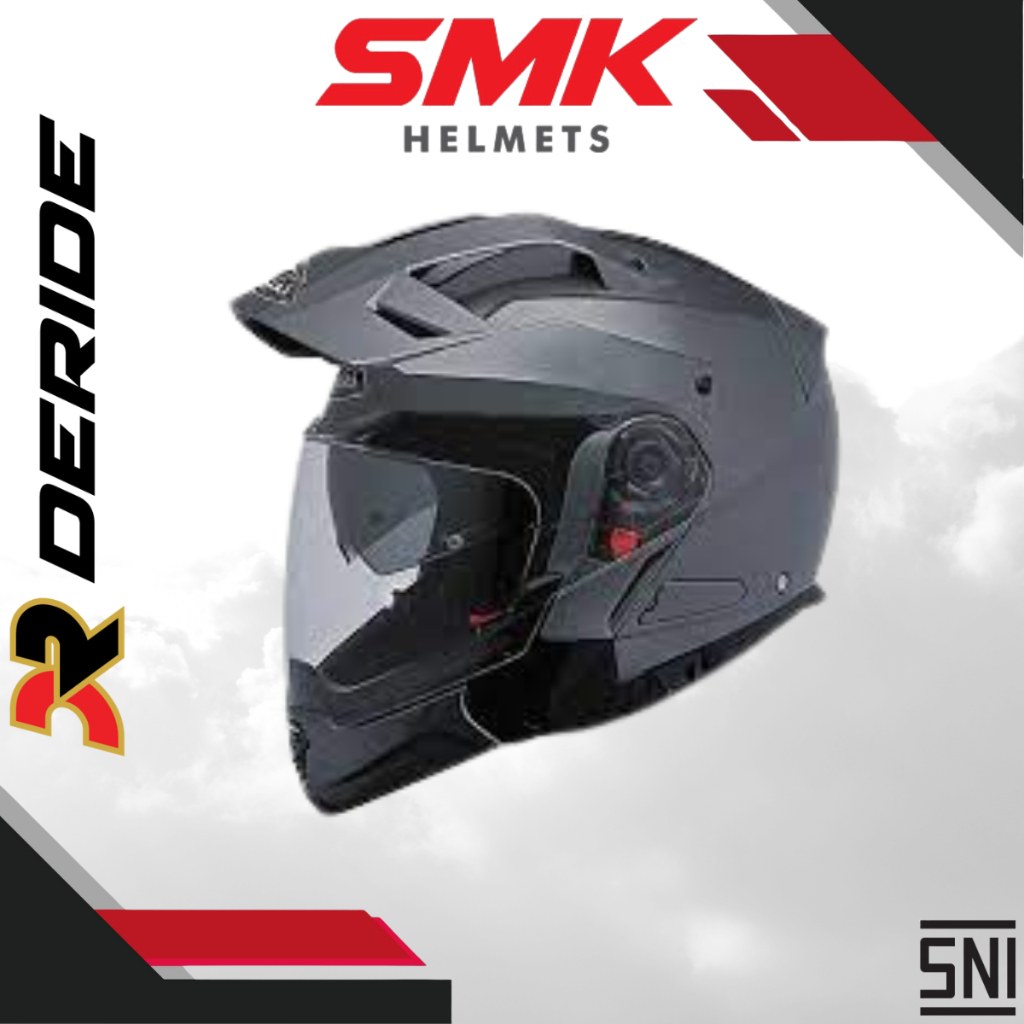 HELM MODULAR SMK HYBRID EVO BASIC ANTHRACITE GLDA600 MODULAR CROSS OVER SNI ORIGINAL