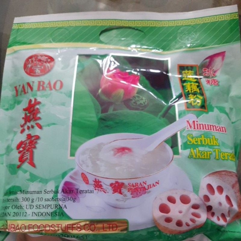 

yan bao akar serbuk teratai isi 10sachetx30g