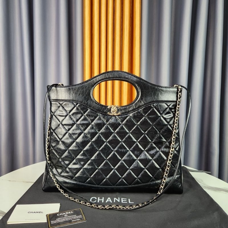 TAS BATAM | TAS WANITA | TAS PRIA | 04 Calfskin Large HITAM AS1010 Q061Q