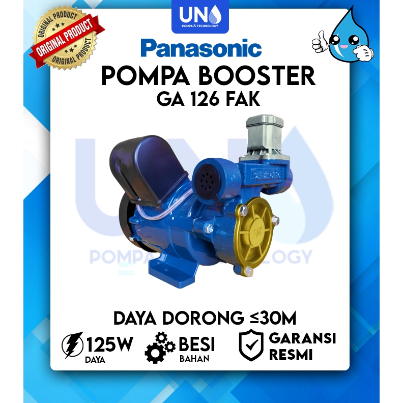 Pompa Dorong Otomatis Panasonic GA 126 FAK