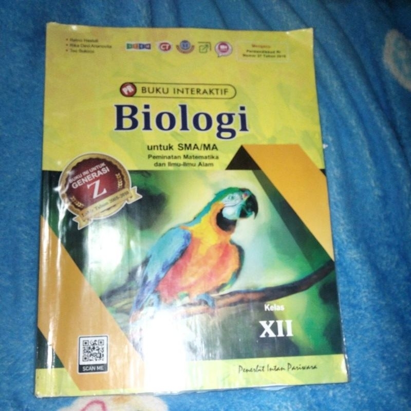 Buku PR Biologi Intan Pariwara kelas 12