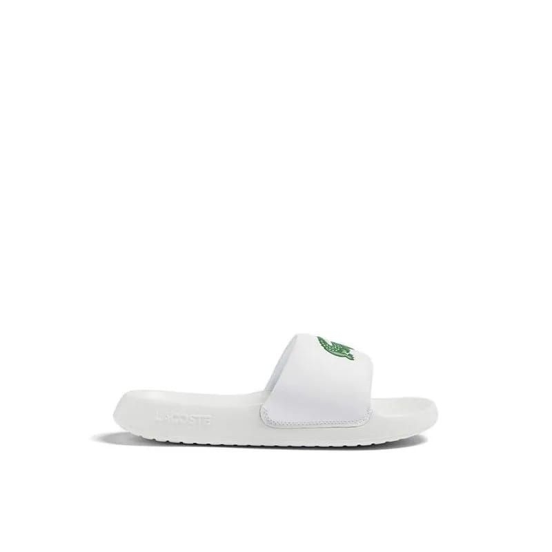 Sandal Lacoste Serve Slide 1.0 Sendal Selop Casual Pria Cowok Original Putih