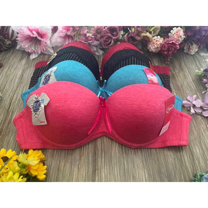 sorex bra BH cup setengah kawat busa tipis 11118, 34208