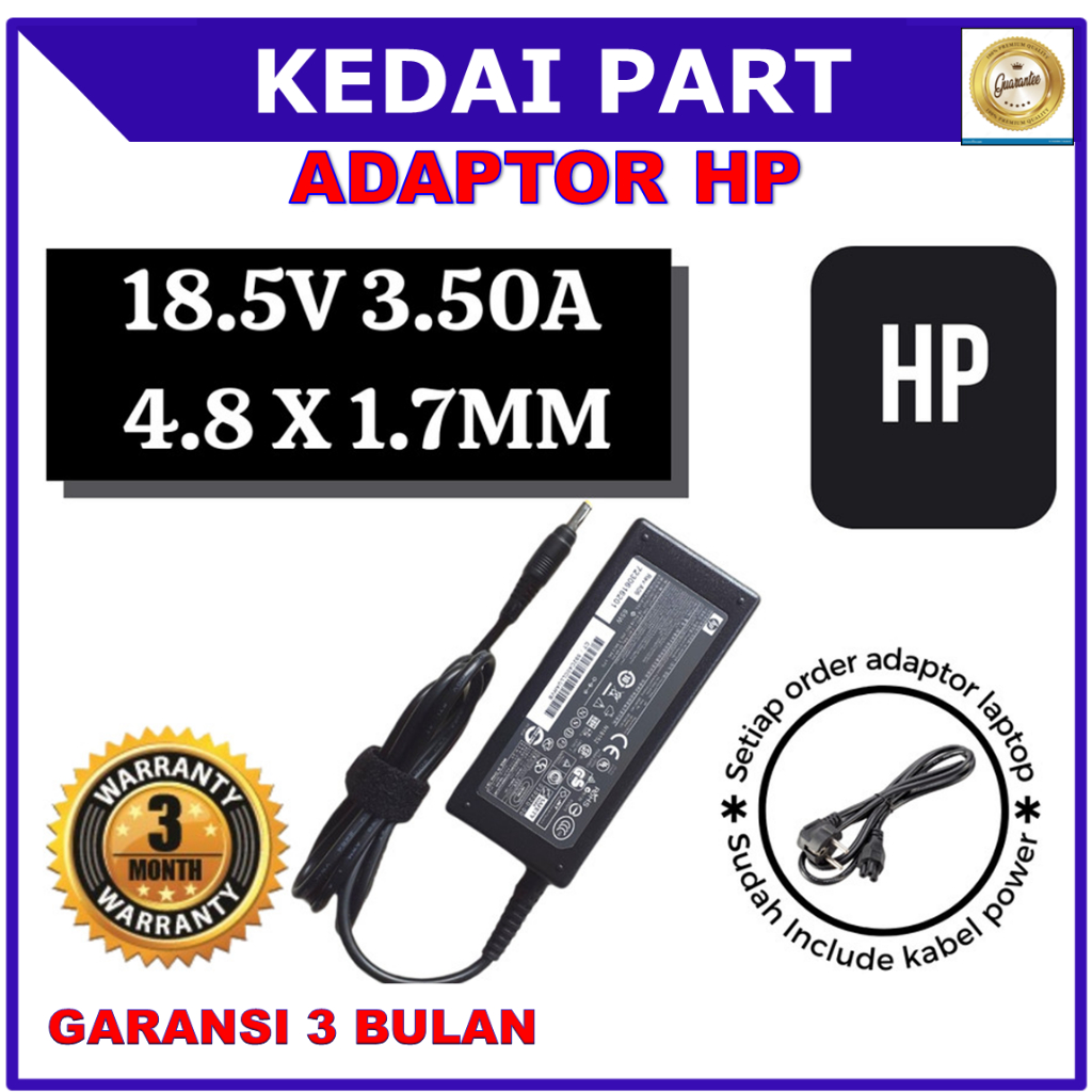 ADAPTOR CHARGER HP COMPAQ EVO N800V N800W N1000 N8000 N1000C ORI