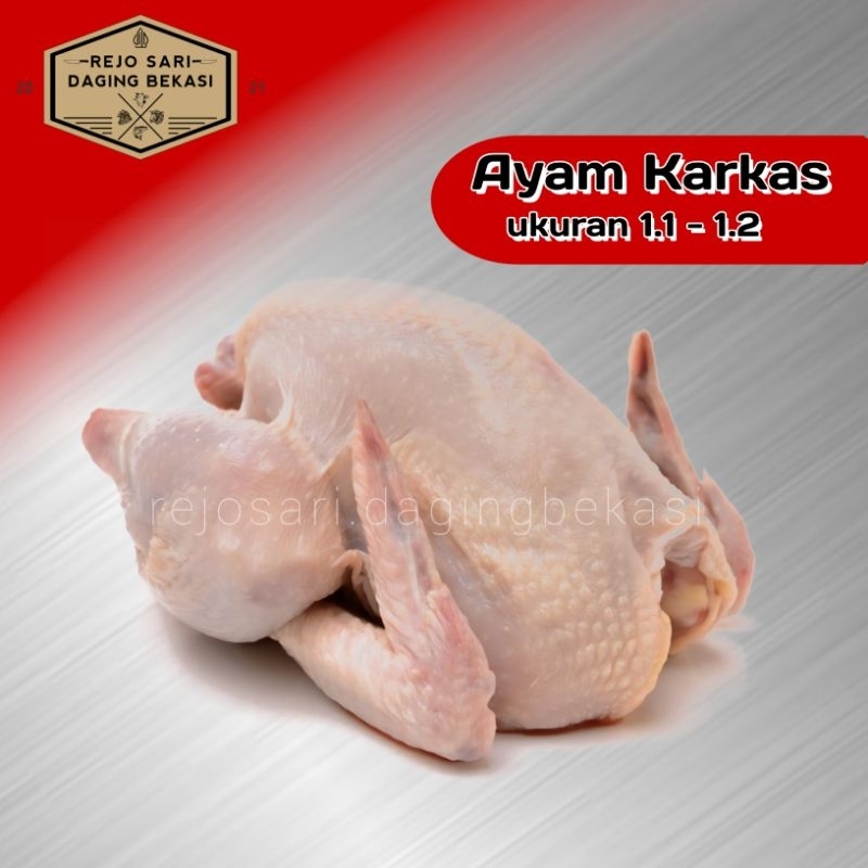 

Ayam Karkas ( Utuh ) Broiler Halal ukuran 1.1 - 1.2