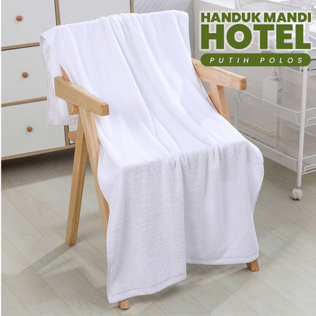 Handuk Putih Hotel / Handuk Mandi Hotel Mutia Jumbo Putih