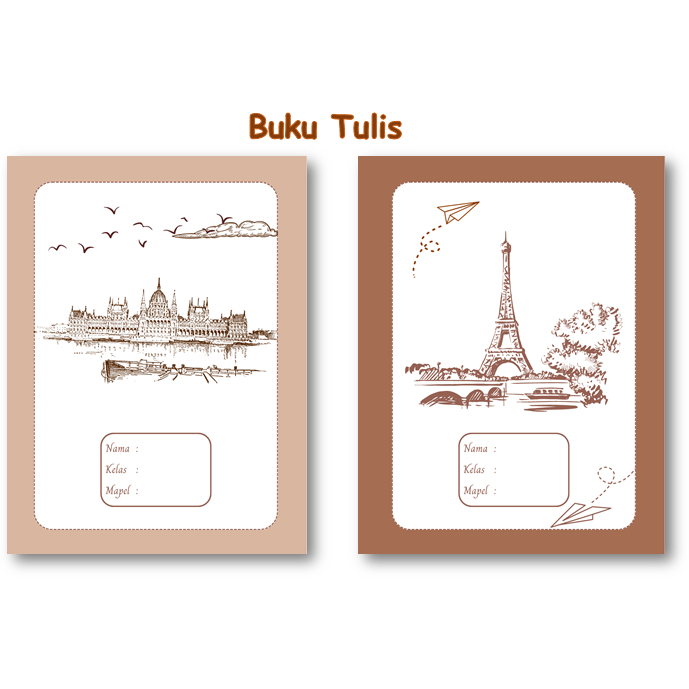

Buku tulis tema Retro | vintage | tema coklat