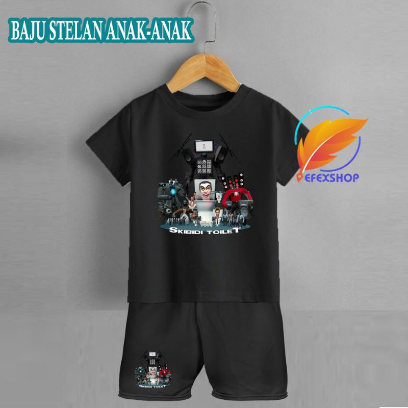 KAOS SKIBIDI TOILET STELAN ANAK SKIBIDI TOILET