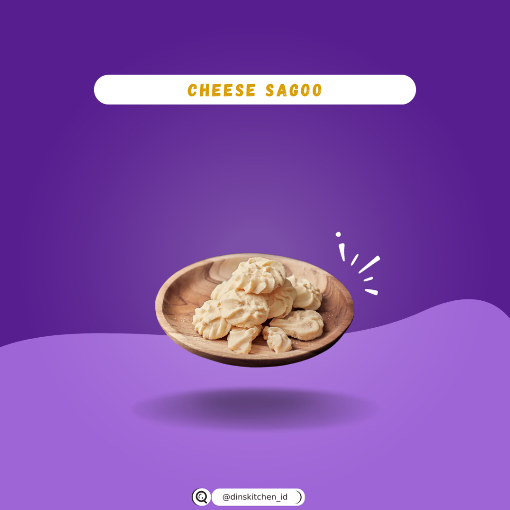 

Chesee Sago Cookies By Din's Kitchen (Kue Kering Sagu Keju)