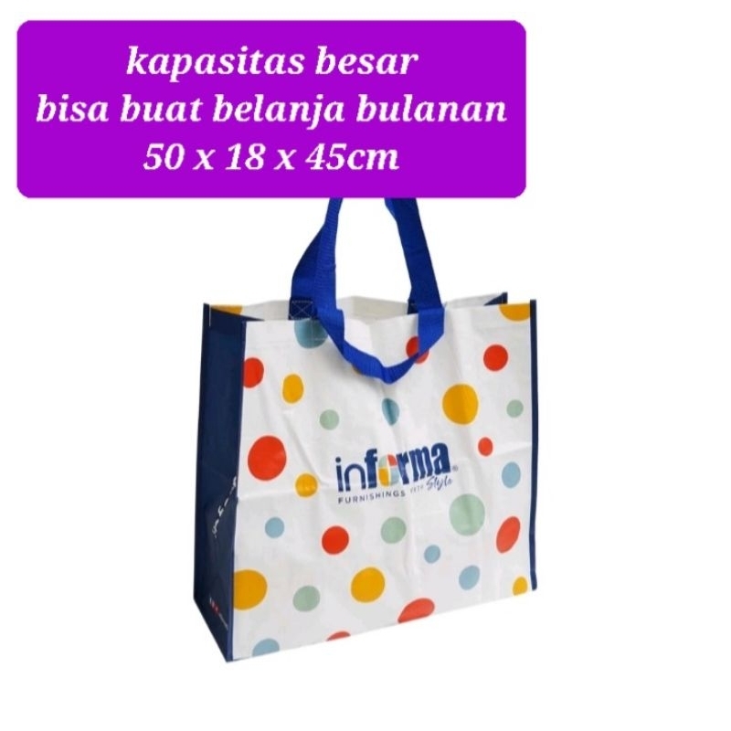 tas belanja informa tote bag informa tas shopping tas belanja besar