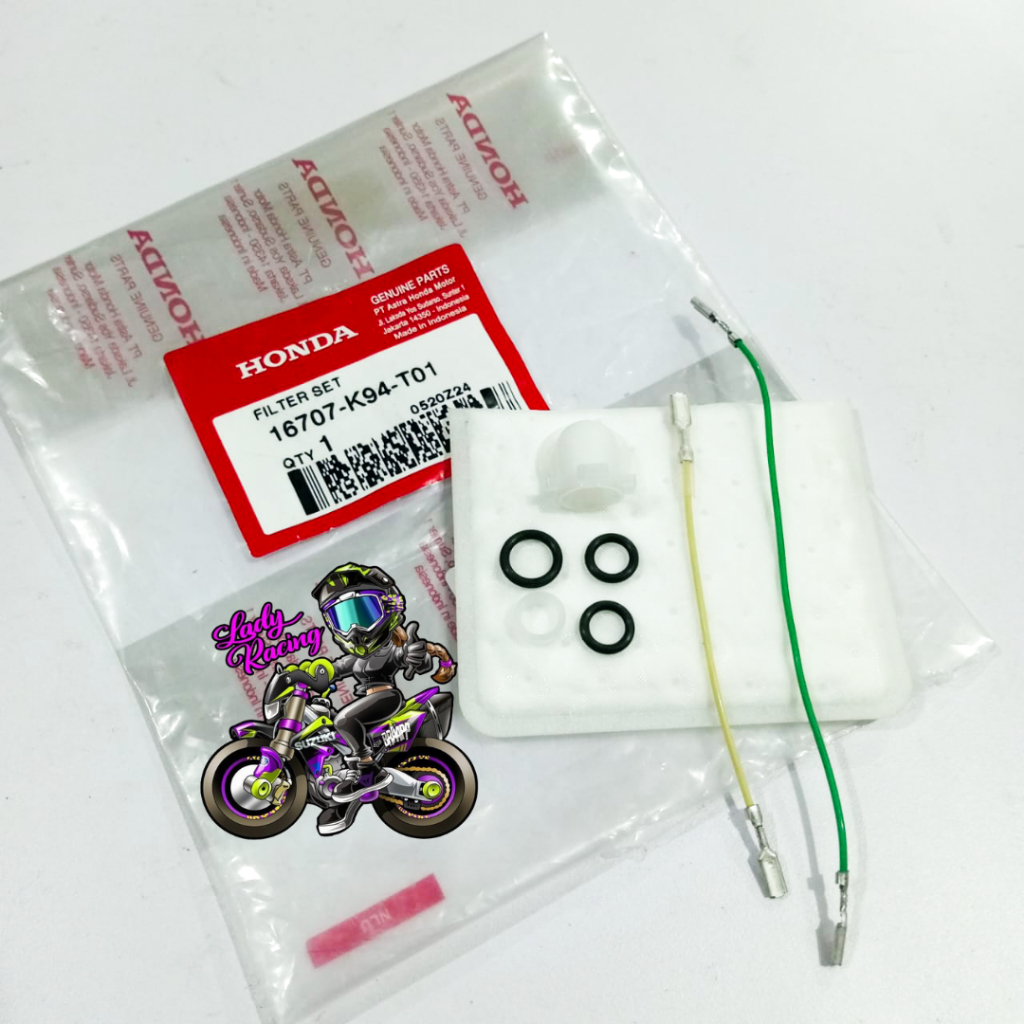 FILTER SET FUEL PUMP FILTER BENSIN SARINGAN POMPA BENSIN CRF150 L PAMPERS HONDA ORIGINAL AHM