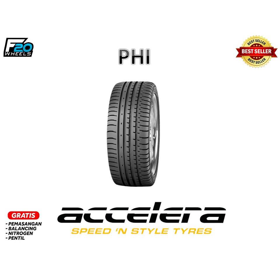 BAN MOBIL 205 50 RING 17 MEREK ACCELERA PHI UKURAN 205/50 R17
