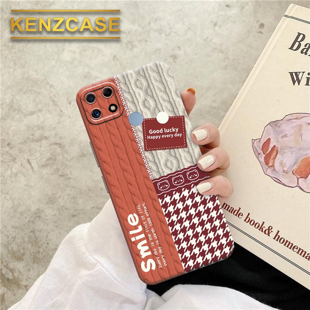 Soft case Hp REALME C25 - KENZCASE- Fashion Case Aesthetic - Silicon - Pelindung Belakang Handpone -