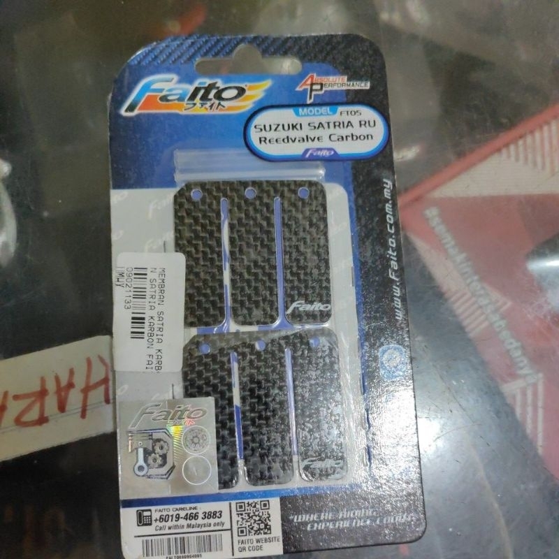 membran faito racing carbon Suzuki satria 2 tak