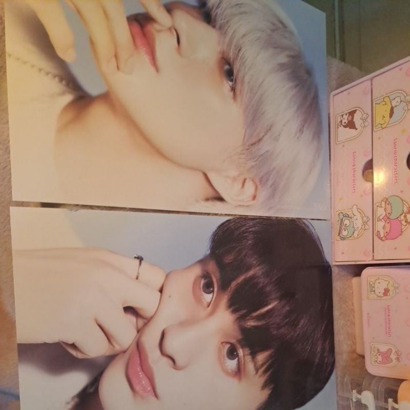 A4 poster jeno & mark sg24 nct dream official READ DESK